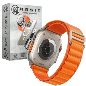 بند مسیر مدل Alpine Loop Strap مناسب برای اپل واچ سری 1/2/3/4/5/6/7/8/9/SE/ULTRA/ULTRA 2 سایز 42/44/45/49 میلی متری