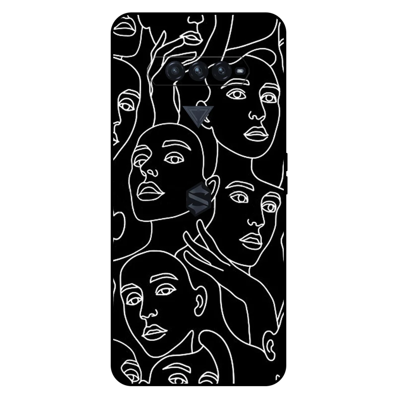 کاور مگافون طرح دخترانه مدل 7762 مناسب برای گوشی موبایل شیائومی Black Shark 4 / 4 Pro