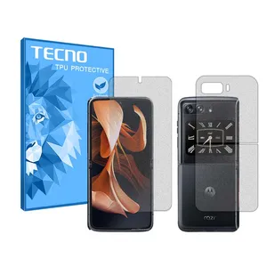 Tecno HyMTT model matte screen protector suitable for Motorola Razr 2022 mobile phone along with the back protector