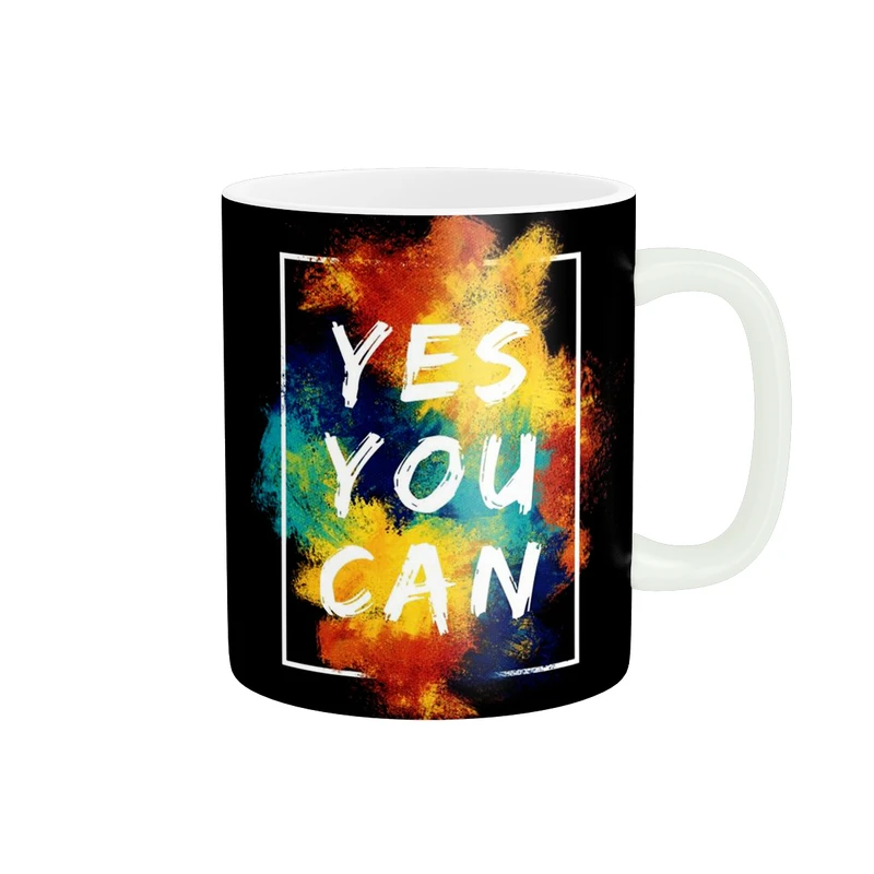 ماگ پاد آفرین طرح انگیزشی YOU CAN کد 1025