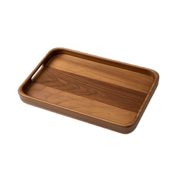 سینی دسته دار آما هوم مدل اطلسیه کد TP7562 سایز 35*22 سانتی متر