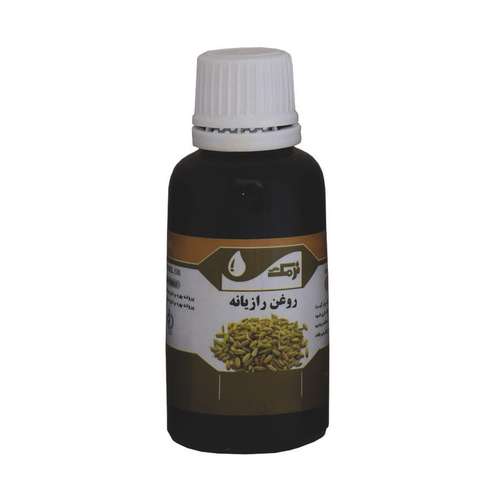 روغن مو و بدن نرمک طلایی مدل رازیانه حجم 30 میلی لیتر