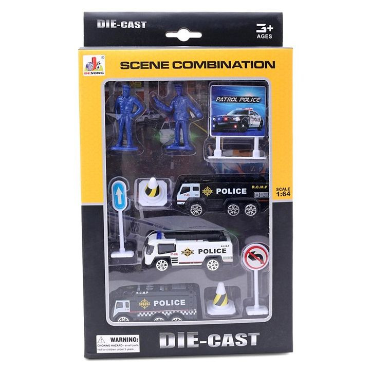 کیت ماشین بازی مدل ایستگاه پلیس کد 893