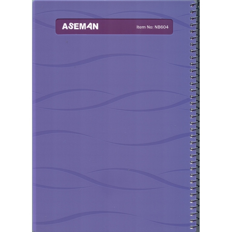 دفتر مشق 100 برگ آسمان مدل پنجره ای PP