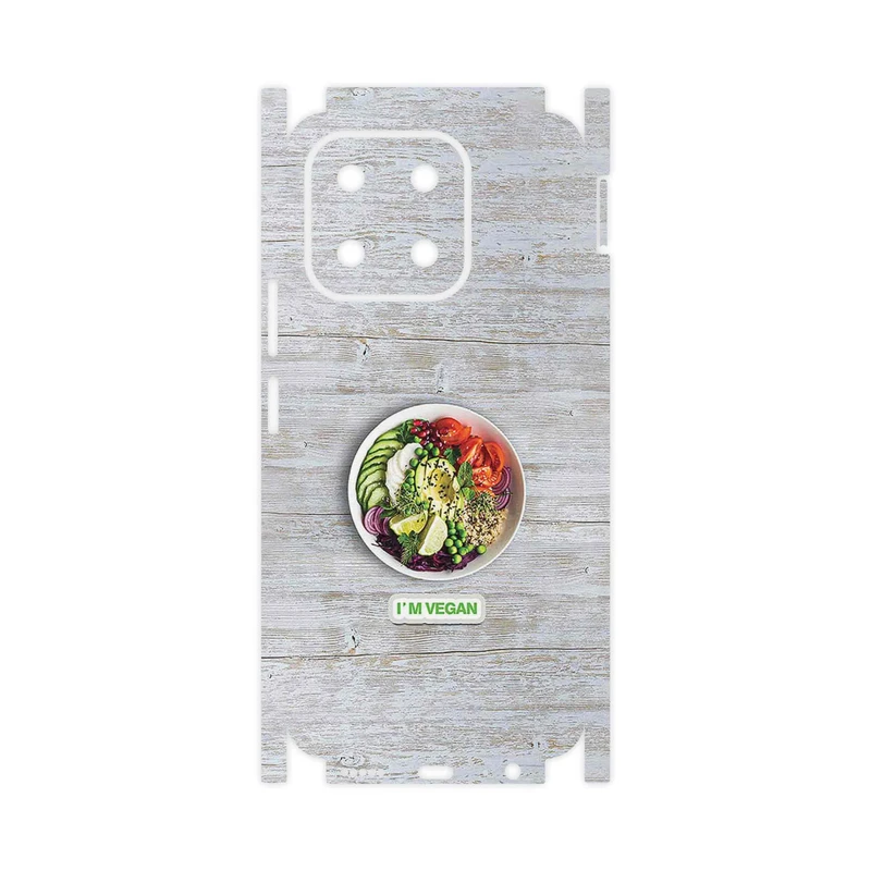 برچسب پوششی ماهوت مدل Im_vegan-FullSkin مناسب برای گوشی موبایل آنر X6b
