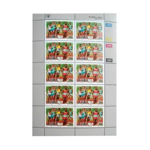 تمبر یادگاری مدل مسابقات دو کد B-1004 مجموعه 10 عددی