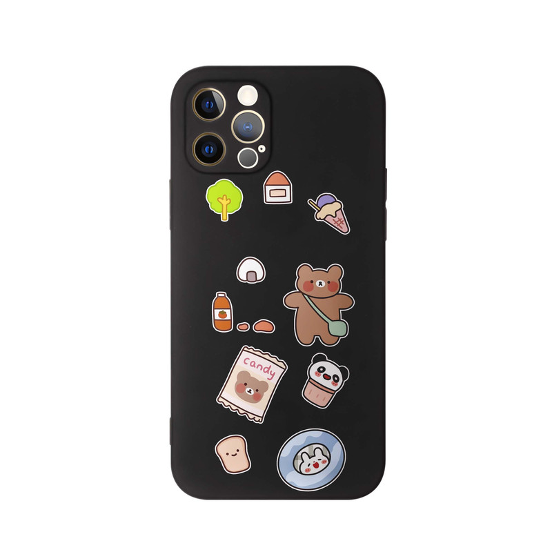 کاور طرح خرس شکلاتی کد m4369 مناسب برای گوشی موبایل اپل iphone 11 Promax