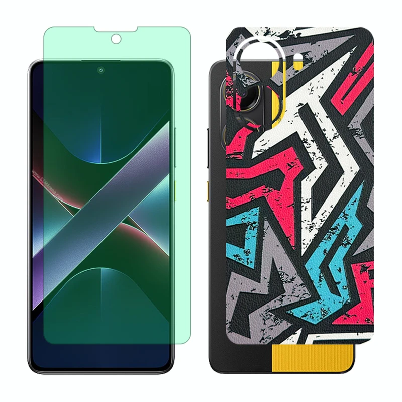 محافظ صفحه نمایش گرین لایت گلس مدل Together مناسب برای گوشی موبایل شیائومی Poco X7 Pro به همراه برچسب پوششی