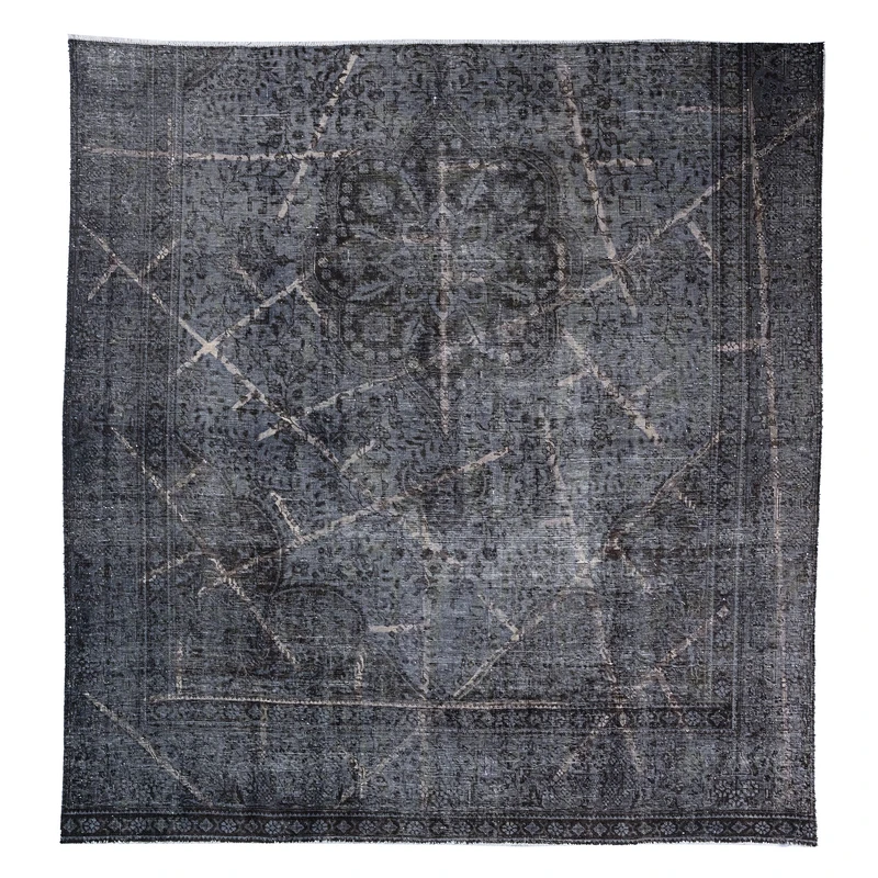 فرش دستباف پنج و نیم متری مدل وینتیج کد v1462