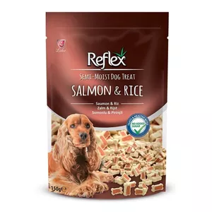 غذای تشویقی سگ رفلکس مدل SALMON & RICE وزن 150 گرم