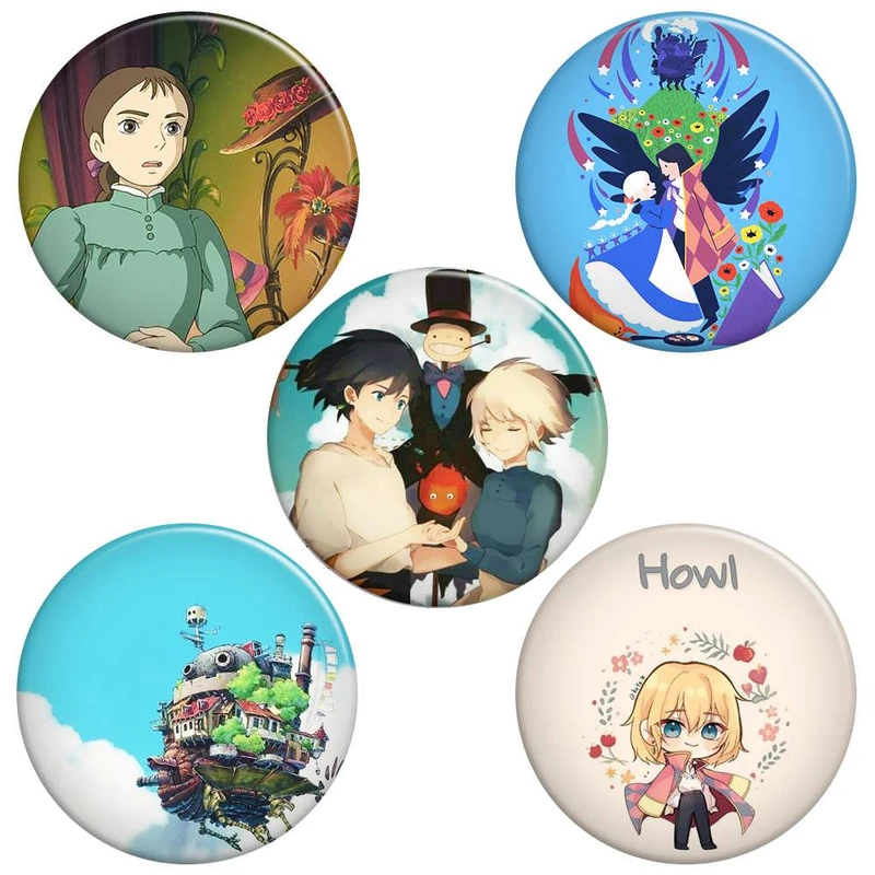 پیکسل گالری باجو طرح انیمه قلعه متحرک هاول کد howl moving castle 16 مجموعه 5 عددی