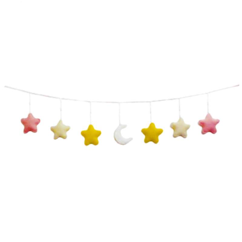 آویز تخت کودک مدل هفت ستاره