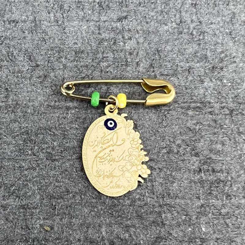 سنجاق سینه طلا مدل dk006