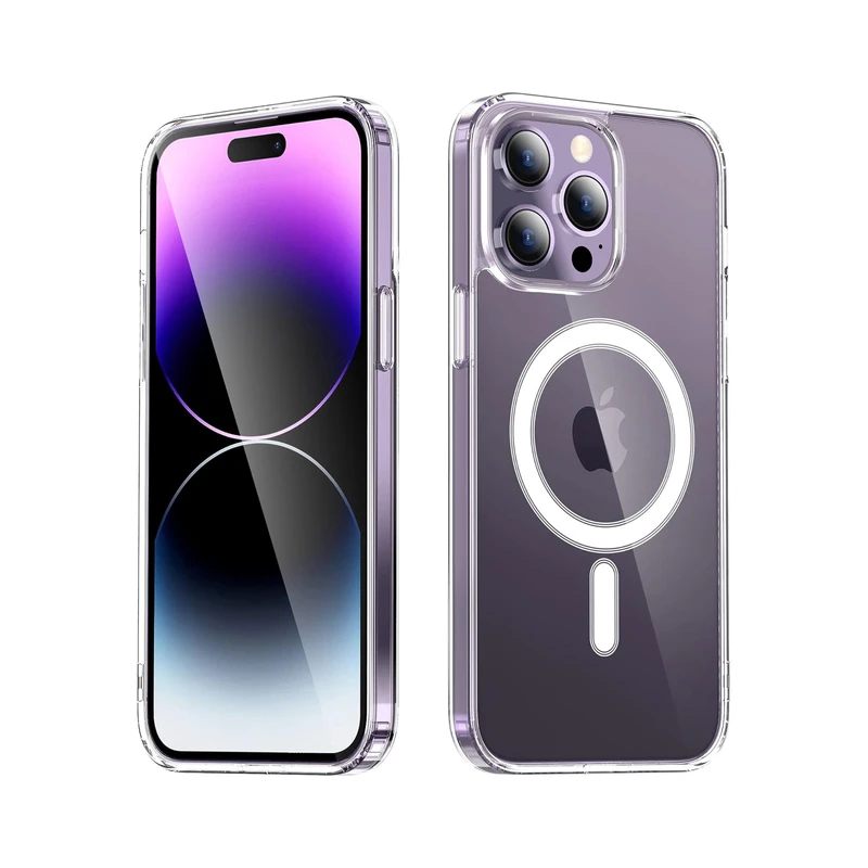 کاور مدل شفاف مگ سیف مناسب برای گوشی موبایل اپل Iphone 12PRO