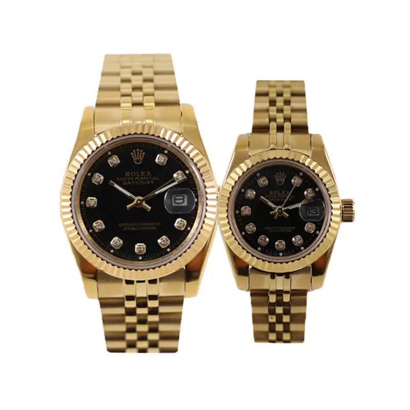 ست ساعت مچی عقربه ای زنانه و مردانه  مدل 0011