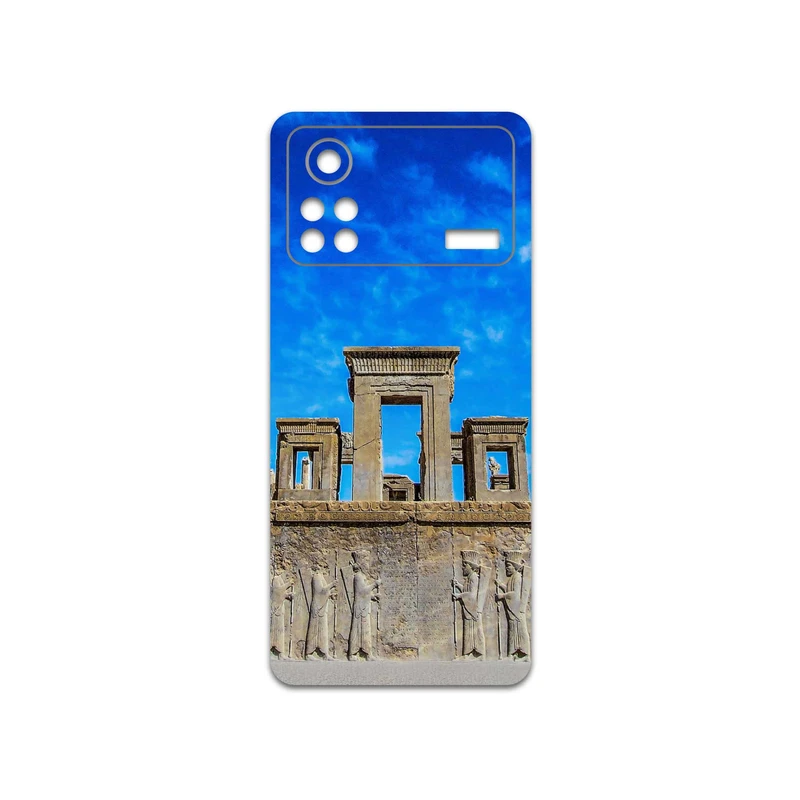 برچسب پوششی ماهوت مدل TAKHT-e-JAMSHID مناسب برای گوشی موبایل شیائومی Poco X4 Pro 5G