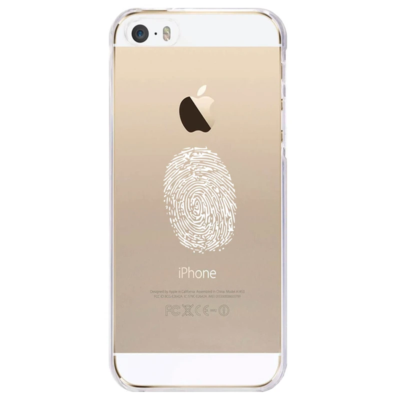 کاور مگافون طرح اثر انگشت مدل C62-W مناسب برای گوشی موبایل اپل iPhone 5 / 5S / SE