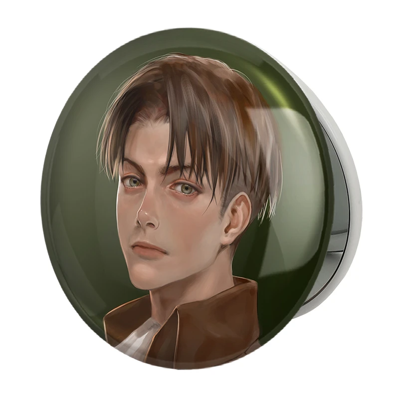 آینه جیبی خندالو طرح لیوای انیمه اتک آن تایتان Attack on Titan مدل تاشو کد 18510 