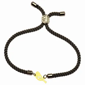 دستبند طلا 18 عیار زنانه الن نار مدل پرنده 1251