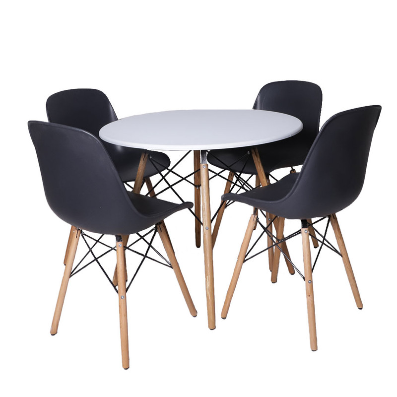 میز و صندلی ناهار خوری 4 نفره مدل مایا فایبر کد MF088