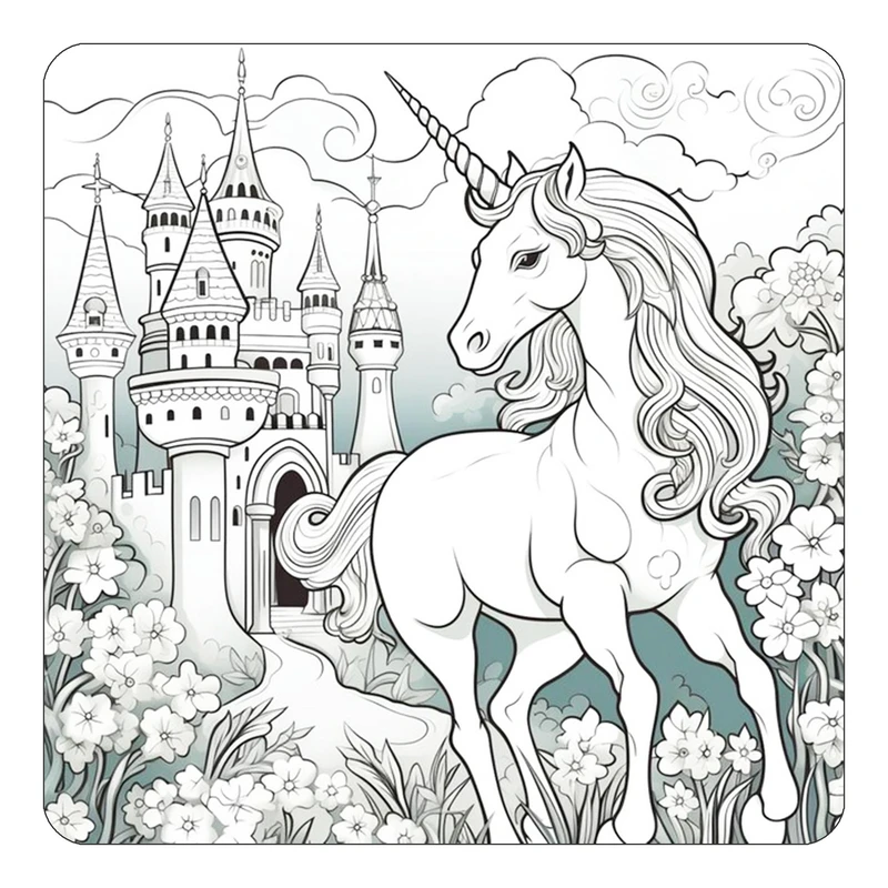 مگنت کاکتی طرح اسب تک شاخ و یونیکورن مدل mp30407