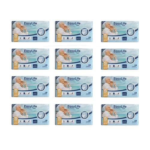 پوشینه بزرگسال ایزی لایف کد 01 سایز کوچک مجموعه 12 عددی