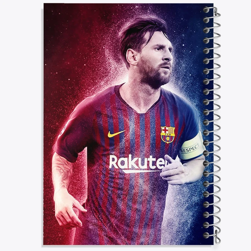 دفتر ژورنال نویسی 50 برگ خندالو مدل نقطه ای طرح لیونل مسی کد F2151