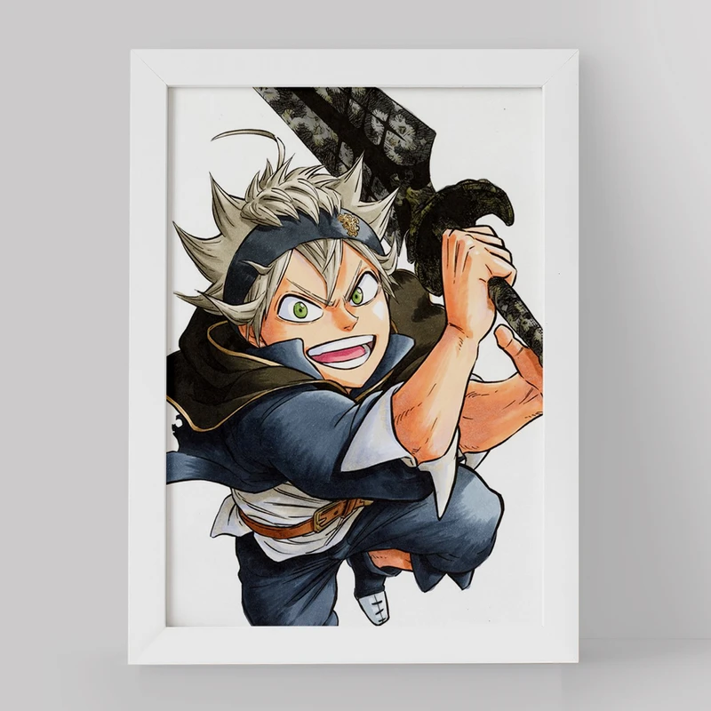 تابلو خندالو مدل آستا انیمه بلک کلاور کد 11725