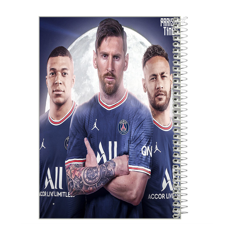 دفتر مشق 100 برگ طرح لیونل مسی کد mm8