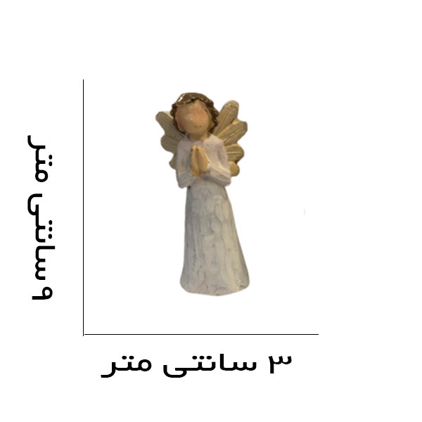 مجسمه دنیا دکوری سرمد مدل فرشته مجموعه 2 عددی