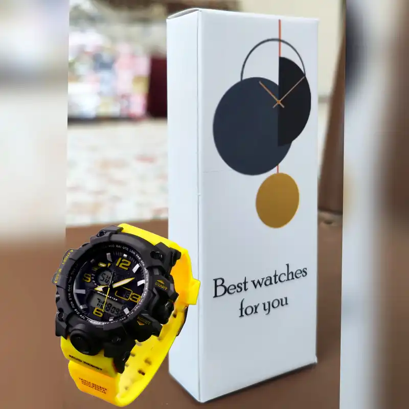 ساعت مچی عقربه ای بچگانه مدل دو زمانه کرنوگراف کد 2