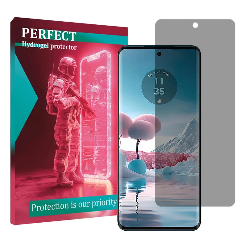 محافظ صفحه نمایش حریم شخصی پرفکت مناسب برای گوشی موبایل موتورولا Edge 40Neo