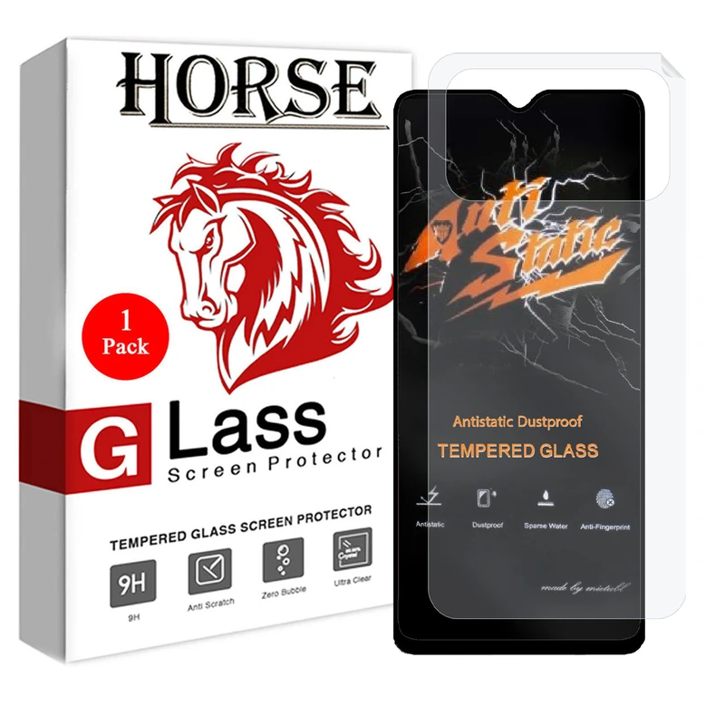 محافظ صفحه نمایش هورس مدل 2ASN مناسب برای گوشی موبایل شیائومی Poco M3 به همراه محافظ پشت گوشی