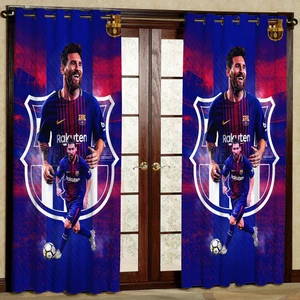 پرده مدل فوتبالی هازان پانچی کد 1889 سایز 140x200 سانتی متر