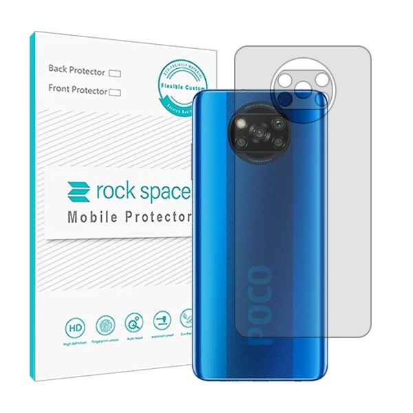 محافظ پشت گوشی شفاف راک اسپیس مدل HyGEL مناسب برای گوشی موبایل شیائومی Poco X3