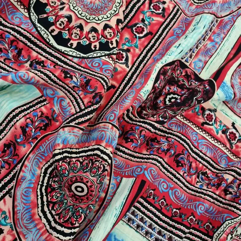 پارچه لباس مدل کودری نخی طرح سنتی کد B