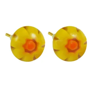 گوشواره طلا 18 عیار کرته مورینا مدل OY01