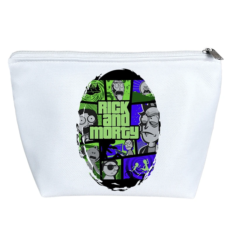کیف لوازم آرایش دخترانه خندالو مدل Rick and Morty کد 5382