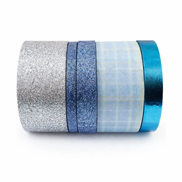 چسب کاغذی مدل واشی براق کد B01 عرض 2 سانتی متر بسته 5 عددی