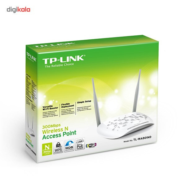اکسس پوینت بی‌سیم N300 تی پی-لینک مدل TL-WA801ND_V1