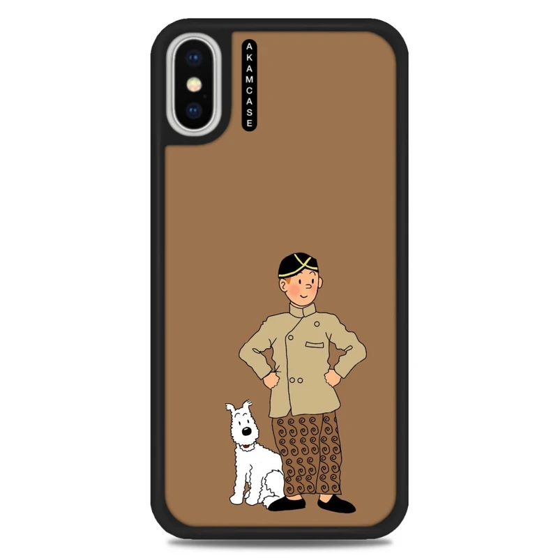 کاور آکام مدل AMC-WAX-TINTIN-23 مناسب برای گوشی موبایل اپل iPhone X/Xs