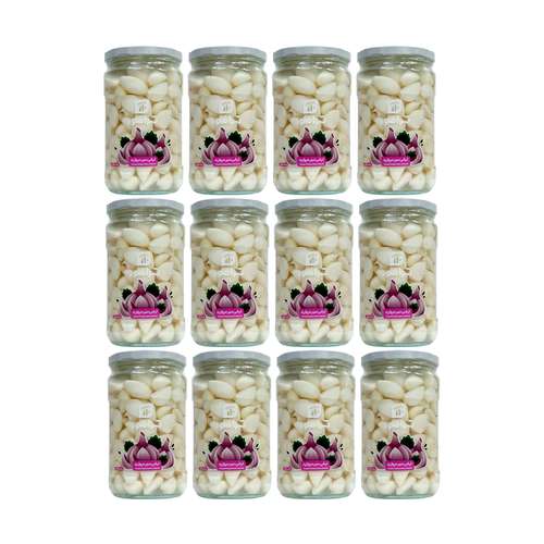 ترشی سیر مروارید ترافود - 670 گرم بسته 12 عددی