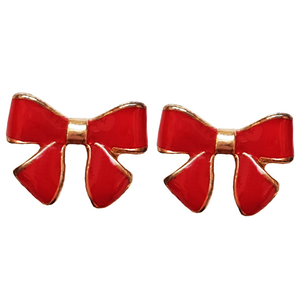 گوشواره دخترانه مدل پاپیون کد 123