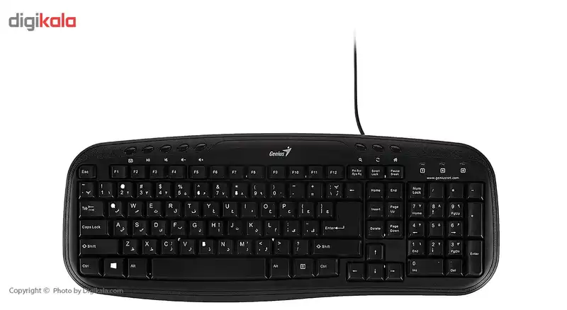 کیبورد جنیوس مدل KB-M200 با حروف فارسی