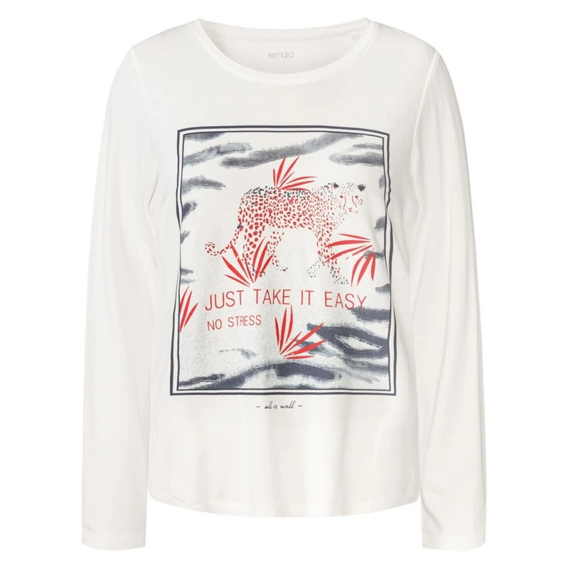 ست تی شرت آستین بلند و شلوار زنانه اسمارا مدل 17364124