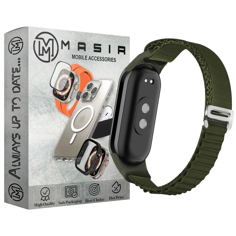 بند مسیر مدل Alpine Loop Strap مناسب برای ساعت هوشمند شیائومی Mi Band 8