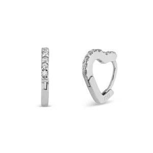 گوشواره کلیپسی نقره زنانه مایا ماهک مدل MSE205