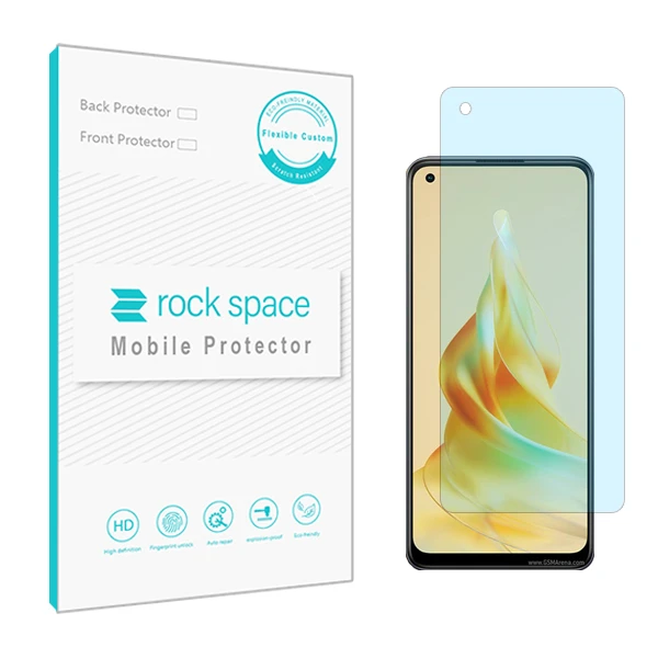 محافظ صفحه نمایش آنتی بلو راک اسپیس کد BLU مناسب برای گوشی موبایل اوپو Reno8 T
