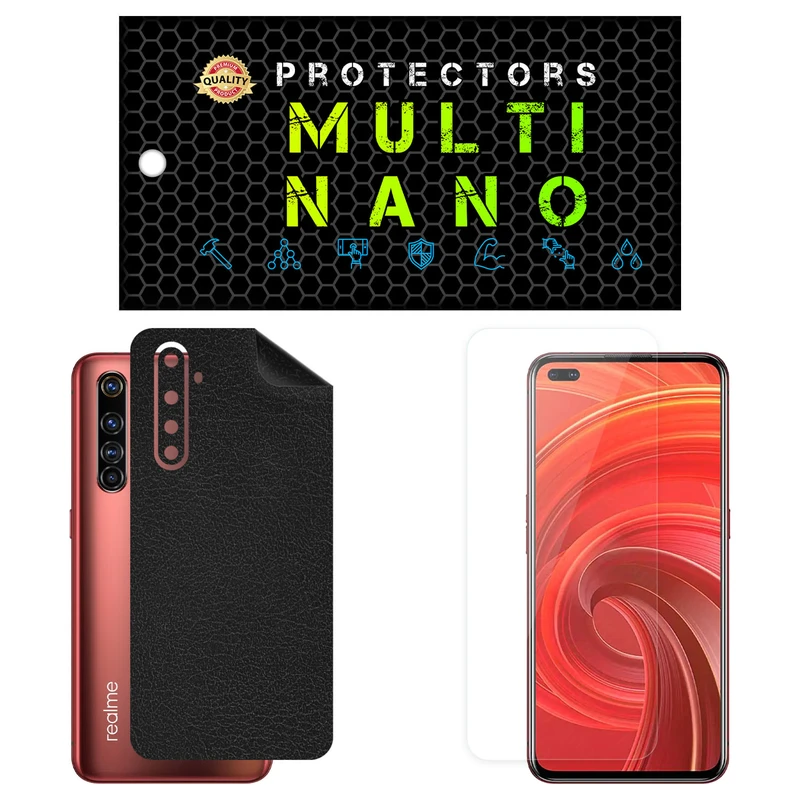 محافظ صفحه نمایش مولتی نانو مدل X-SFL مناسب برای گوشی موبایل ریلمی X50 Pro 5G به همراه برچسب پوششی