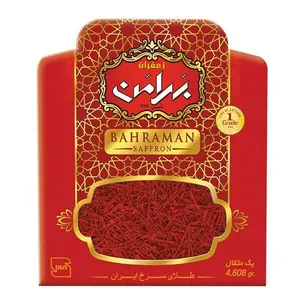 زعفران سرگل بهرامن - 4.608 گرم بسته 5 عددی